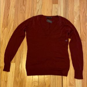 The Limited v neck sweater and lace tank top